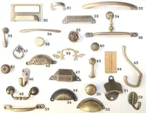 Comprar 4 Tiradores Color Bronce Viejo Varios Modelos Herrajes 
