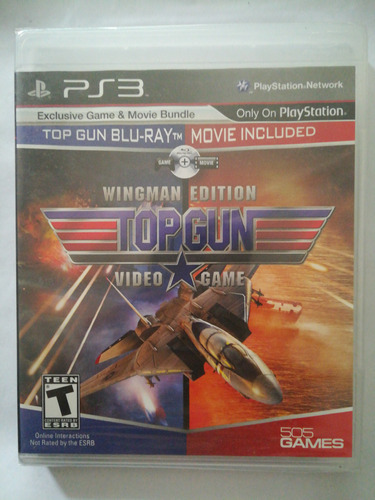 Top Gun Topgun Wingman Edition Ps3 Nuevo Original Sellado