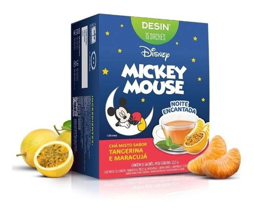 Imagem 1 de 1 de Chá Desincha Disney Mickey Tangerina Com Maracujá 