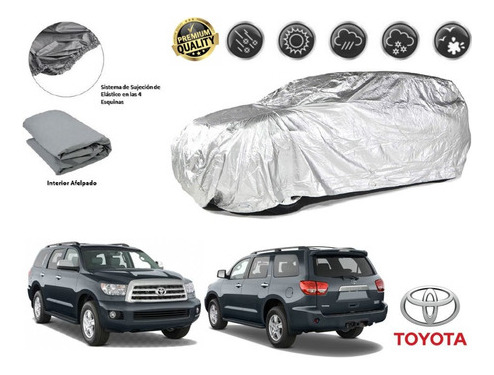 Forro Cubreauto Afelpada Premium Toyota Sequoia 2010