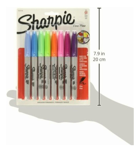 Sharpie 1812776 Marcador Permanente Punto Fino