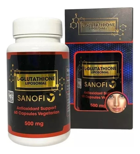 L-glutation 500mg- 60 Capsulas Sanofi.