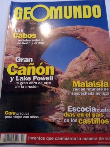 Revista Geomundo Diciembre 1999 El Gran Cañón Y Lake Powell