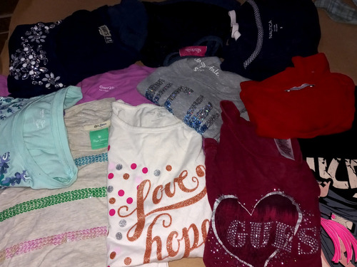 Paca +20 Piezas Ropa Para Niña Camisetas,gap,aero,pepe Jeans