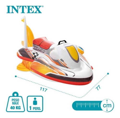 Inflable De Moto Acuatica Gp500 Infantil Intex