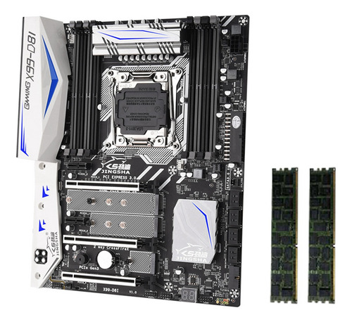 Placa Base Jingsha X99-d8i Con 2 X Ddr4 Ecc 4g 2133 Mhz Ram