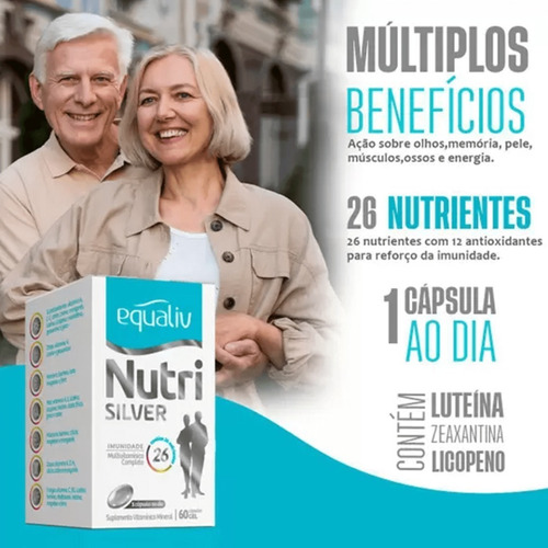 Nutri Silver Multivitamínico 60 Capsulas Equaliv