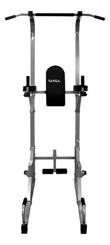 Torre Poder Pull Ups Dominadas Fondos Abdominales Tayga Color Gris