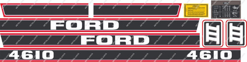 Decalque Faixa Adesiva Trator Ford New Holland 4610