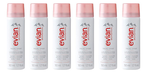 Evian Spray Facial Spray Facial 6 Pack 1.7fl Tipo de piel Todo