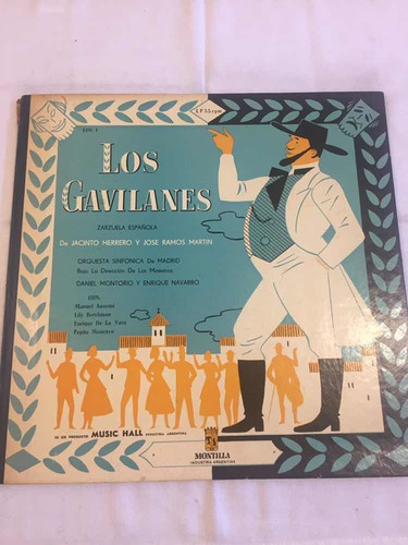 Los Gavilanes Zarzuela Jacinto Herrero Disco Vinilo Lp