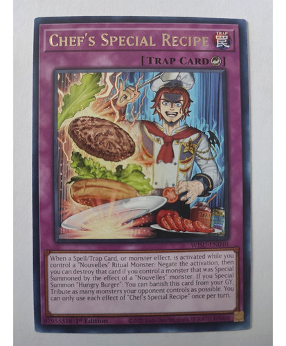 Yugioh Chef's Special Recipe - Wisu-en040 - Rare