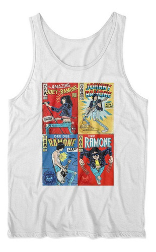 Musculosa The Ramones Comics M1 Exclusivo
