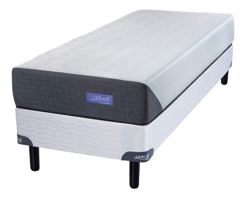 Sommier Inducol Limay 80x190 Cm Alta Densidad + 1 Almohada