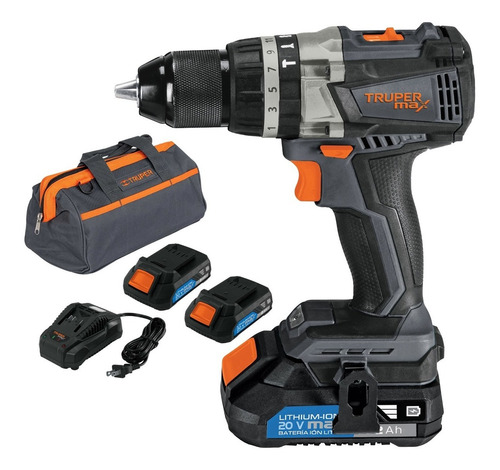 Taladro Rotomartillo Inalámbrico + 2 Baterías Ion Litio, 2 A