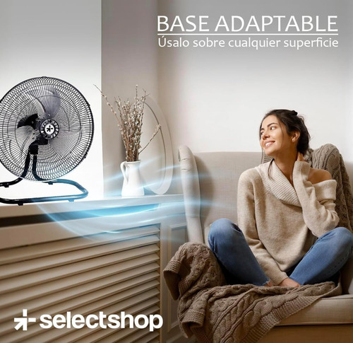 Selectshop Ventilador 3 En 1 De 18 Oscilante Y Potente