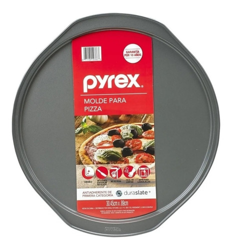 Pizzera Pizza Antiadherente 30cm Pyrex Silmar