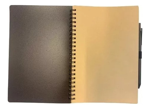 Libreta Cuaderno + Bolígrafo Eco Papel Kraft Premium
