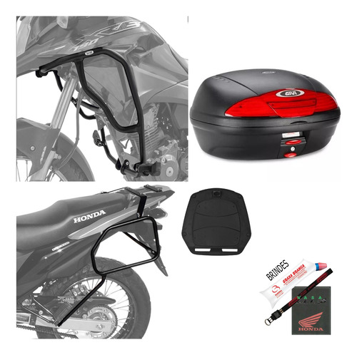Protetor Motor Carenagem Xre 190 Afastador Alforge Givi 45 L