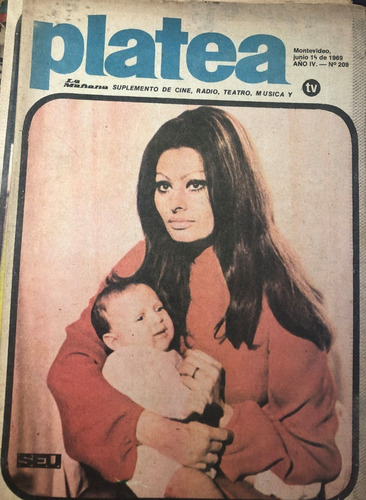 Revista Platea, Nº 209, 1969, Cine Radio Teatro , Rba