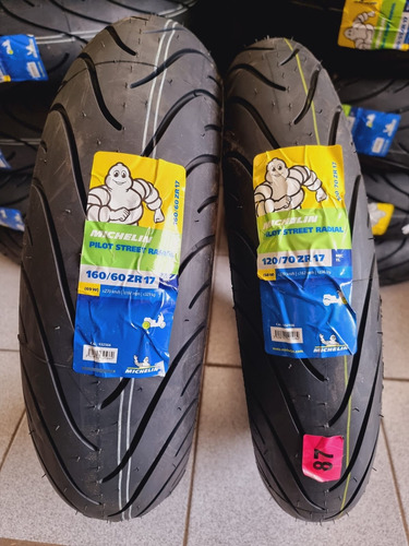 Par Pneus Michelin 120/70-17 160/60-17 Cb Cbr 500 Nc750x