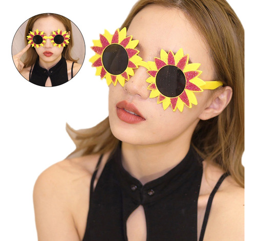 U Gafas De Sol Con Forma De Girasol Para Niñas Y Niños,