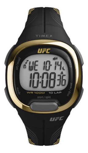 Reloj Timex Ufc Para Mujer Esfera Digital Con Correa Negra