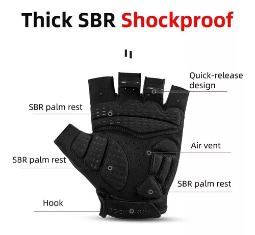 Guantes Bicicleta Amortiguador Rockbros S22 Shock-proof Sbr