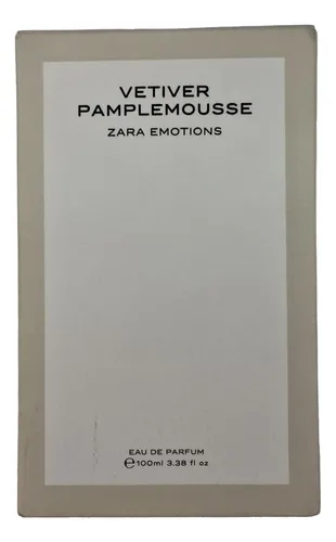 Zara Emotions Vetiver Pamplemousse Edp X 100ml Original
