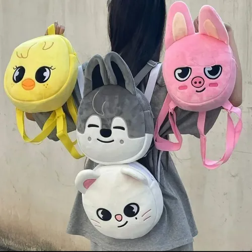 Wolf Chan Skzoo Stray Kids Kpop Mochila De Pelúcia