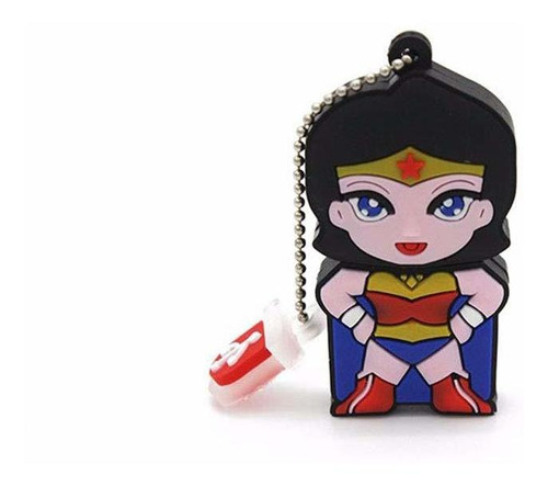 Dama Maravilla Super Heroe 16 Gb Usb Flash Pulgar Unidad