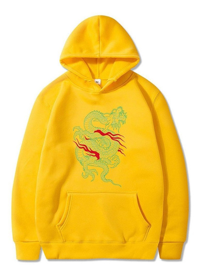 Dragón Estampado Estilo Chino Harajuku Retro Swag Sudadera C Dragón Estampado Estilo Chino Harajuku Retro Swag Sudadera C