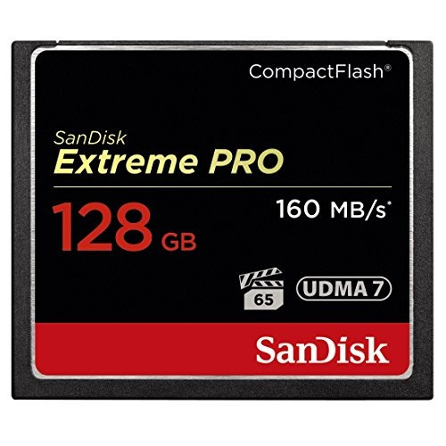 Tarjeta De Memoria Compactflash De 128 Gb Sandisk Extreme Pr