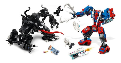 Blokes Sy Spiderman Spider Mech Vs Venom 671 Pcs 671 Spider Vs Venom