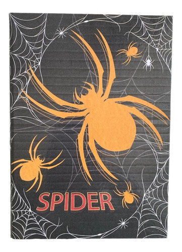 Caderno 5 Und Grande Capa Dura Brochura 96fls Spider