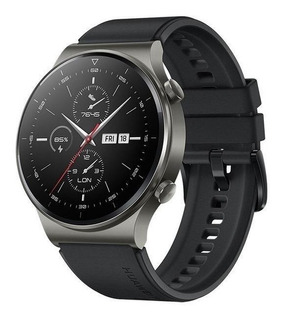 Huawei Watch GT 2 Pro Sport 1.39" caja 46.7mm de titanio night black, malla black de fluoroelastómero VID-B19