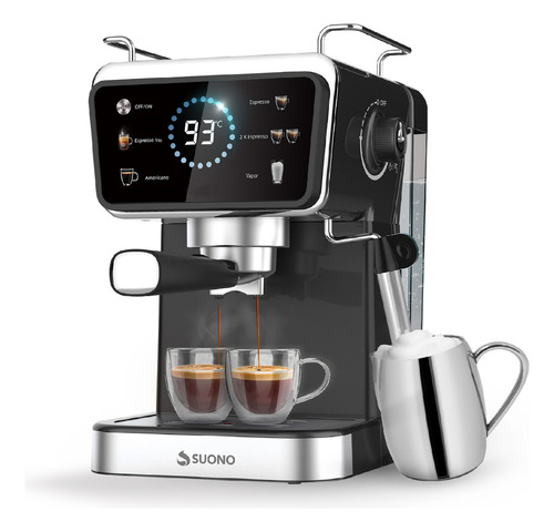 Cafetera Espresso Digital 1.5litros 20 Bar 1350w Color Negro Negro