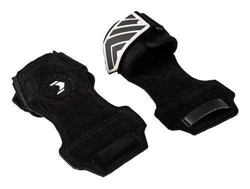 Luva Grip De Crossfit Academia Fittergear Couro Protetor Cor Preto