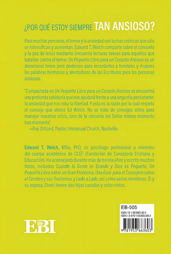 Un Pequeño Libro Para Un Corazón Ansioso