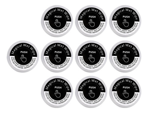 6 Toalla Comprimida Cuerpo Servilleta Tejido Cara Moneda