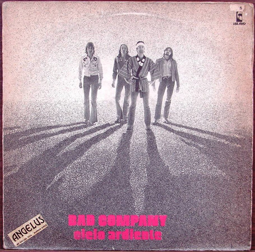 Bad Company - Cielo Ardiente -  Lp Vinilo Año 1977