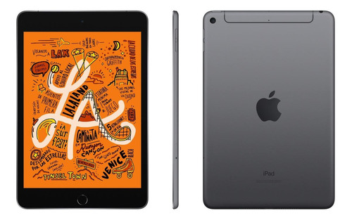 Apple iPad Mini de 7.9" Wi-Fi + Cellular 64GB Gris espacial A2126 (5ª generación)