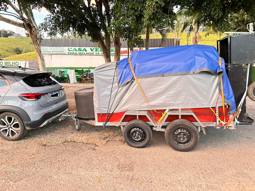 Carreta Trucada Fazendinha Com Lona Fechada, Uso Diverso
