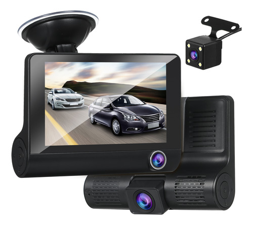 Vídeo Del Monitor De Conducción Dash Cam Dash Y Cámara Full