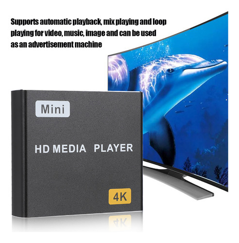 Reprodutor De Mídia Doméstico 4k Full Hd Digital Usb S Spdif