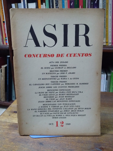 Asir. Revista Literaria Nº 12 (uruguay)