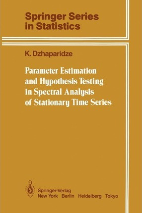 Libro Parameter Estimation And Hypothesis Testing In Spec...