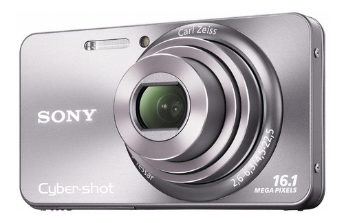  Sony Cyber-shot W570 DSC-W570 compacta cor  prateado