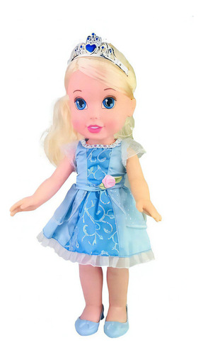Brinquedo Boneca Princesas Cinderela Mimo 30 Cm