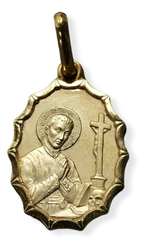 Medalla Oro 14k San Gerardo #145 Bautizo Comunión 